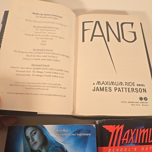 Books of Bestselling Series Maximum Ride by James Patterson Lot Of 6 - Picture 9 of 16